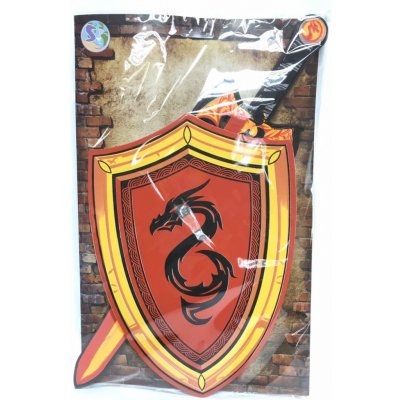 Alltoys Pěnový meč a štít Drak – Hledejceny.cz