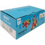 Bavytoy Magnetická stavebnice 64 ks – Zboží Mobilmania