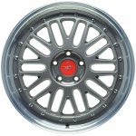 Keskin KT22 8x18 5x114,3 ET40 titan grey lip polished – Hledejceny.cz