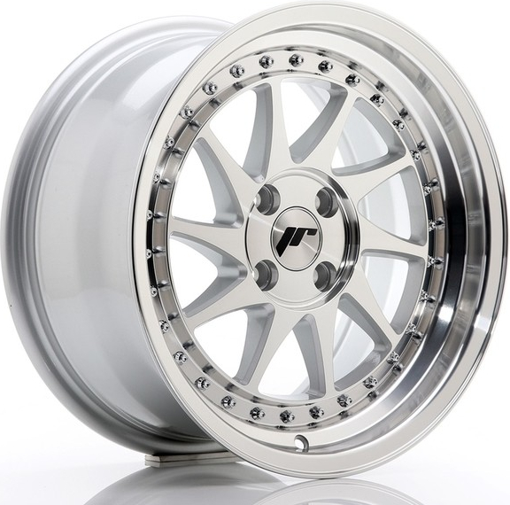 Japan Racing JR26 8x16 4x100 ET30 silver machined face