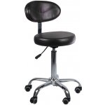 Beauty System kosmetická stolička s opěradlem BD-9934 černá – Zboží Mobilmania