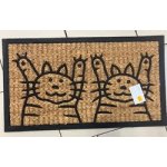 BO MA Kokos + guma 2 kočky hnědá 40x70 cm – Zboží Mobilmania