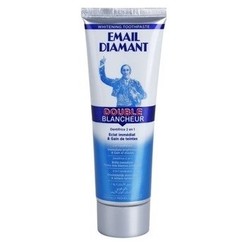 Email Diamant Double Blancheur bělicí zubní pasta pro zářivý úsměv (Immediate Brightness & Gain of Shades) 75 ml