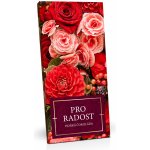 Selllot Hořká čokoláda 60% Pro radost (červené květy) 100 g – Sleviste.cz