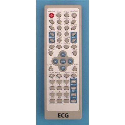 Dálkový ovladač Predátor Wave DVD4200, ECG 53406, 53506, 53606 – Hledejceny.cz