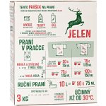 Jelen mýdlový prací prášek 3 kg 60 PD – Zboží Mobilmania