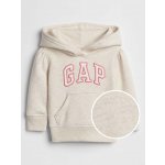 GAP dětská mikina Logo hoodie béžová – Zboží Mobilmania