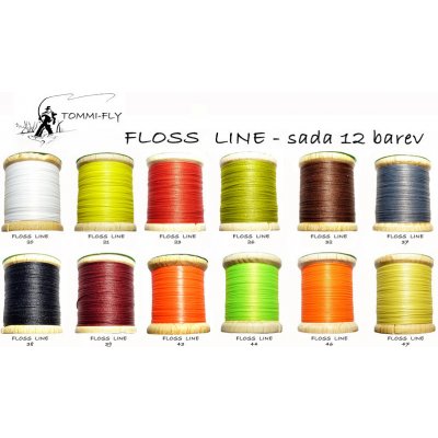 Tommi-fly FLOSS LINE sada 12 barev