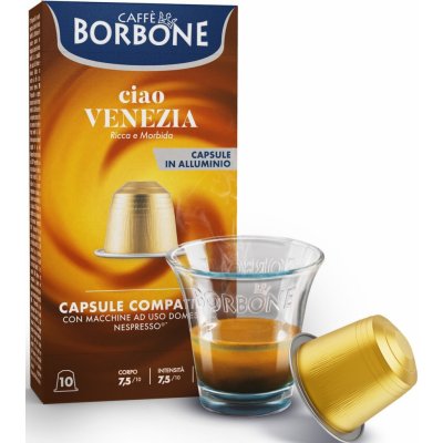 Caffé Borbone Ciao VENEZIA hliníkové kapsle do Nespresso 10 ks – Zbozi.Blesk.cz