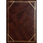 Fotoalbum 9x13 pro 200 fotografií Vinyl 2UP hnědé – Zboží Živě