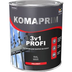 Dulux KOMAPRIM PROFI 3v1/0,75L Ral 9005 Černá