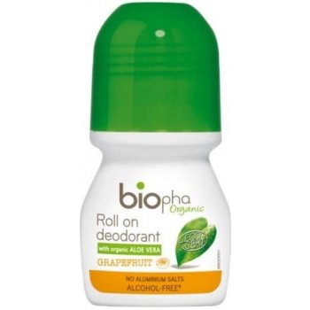 BioPha Grapefruit dámský deodorant roll-on 50 ml