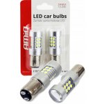 LED AMIO CANBUS 24SMD 3030 1157 (P21 / 5W) Bílá 12V / 24V sada - 2 ks. – Hledejceny.cz