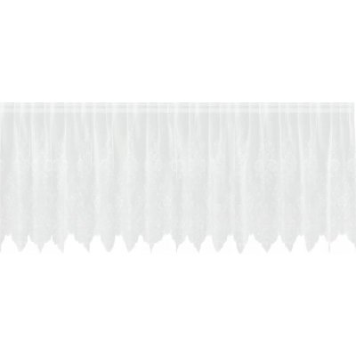 Záclona s záclonami Bílá 120 x 400 cm Polyester – Hledejceny.cz