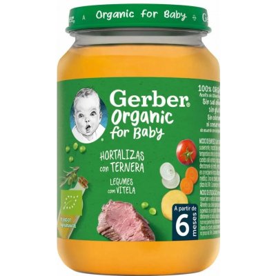 Gerber zelenina s telecím masem 190 g