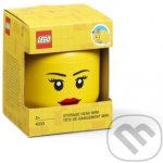 LEGO® 40321725 Room Copenhagen Storage Head 23,8 x 23,8 x 27,2 cm Girl Úložná hlava dívka – Zboží Dáma