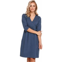 Dn-nightwear SBL.4243 těhotenský kojící župan tmavě modrá