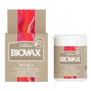 L’biotica Biovax Botanic regenerační maska na vlasy 250 ml