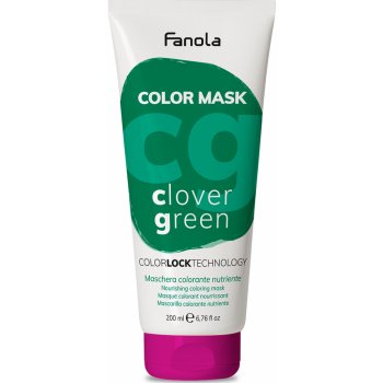 Fanola Color Mask barevné masky Clover Green zelená 200 ml