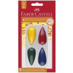 Faber Castell Plastové pastelky voskovky do dlaně 4ks – Zboží Mobilmania