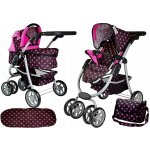 Alice 2v1 s taškou černý s růžovými puntíky – Zboží Dáma