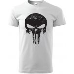 Tričko E-Army krátký rukáv Punisher Bílá – Zboží Dáma