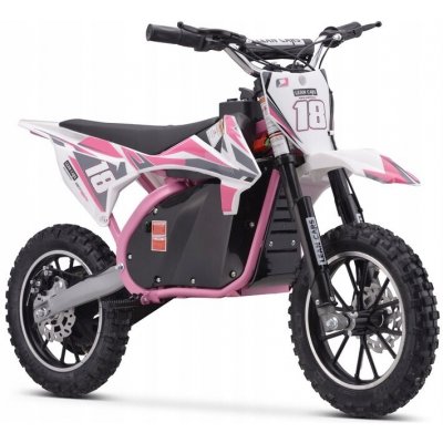 Mamido Elektrická motorka Cross Trail King 800W 36V růžová – Zboží Dáma