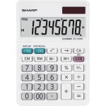 Sharp EL-310W kapesní kalkulačka bílá Displej (počet míst): 8 na baterii, solární napájení – Zbozi.Blesk.cz