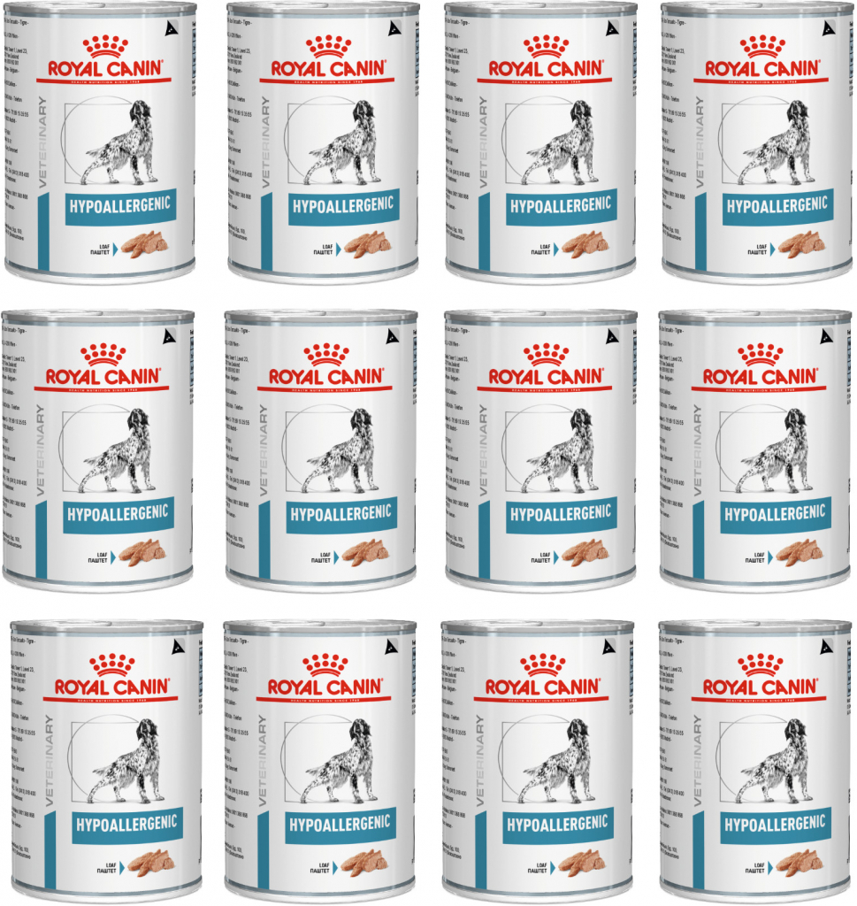 Royal Canin Veterinary Health Nutrition Dog Hypoallergenic 12 x 400 g