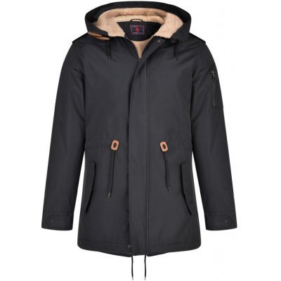 KAM bunda pánská KBS KV112 zimní kabát černá – Zboží Mobilmania