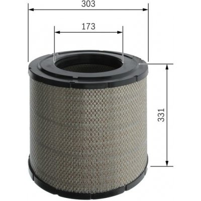 BOSCH F 026 400 275 Vzduchový filtr (F026400275) – Hledejceny.cz