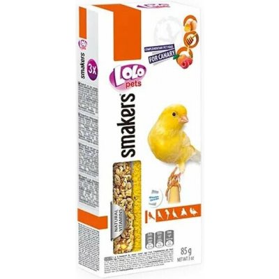 LOLO SMAKERS MIX 3 klasy pro kanáry (ovoce,med,vejce) – Hledejceny.cz