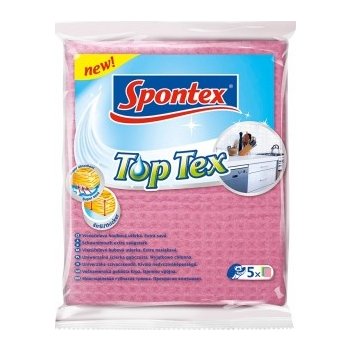 Spontex Top Tex víceúčelová houbová utěrka 5 ks