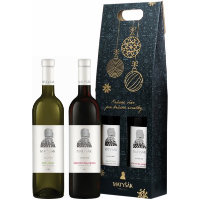 Matyšák Vánoční Set Irsai Oliver a Cabernet Sauvignon 12,75% 2 x 0,75 l (karton) – Hledejceny.cz