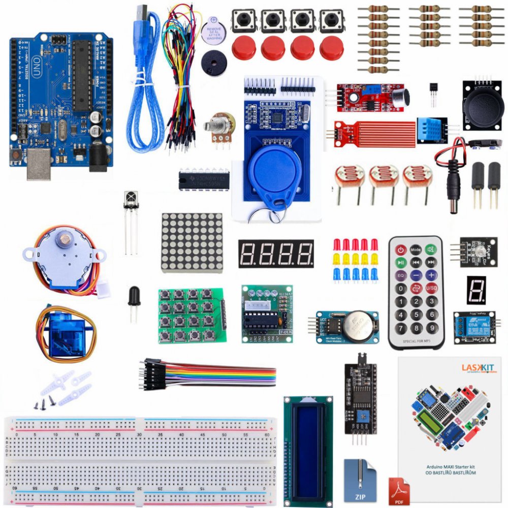 LaskaKit Arduino MAXI Starter kit, RFID Varianta: Arduino Mega