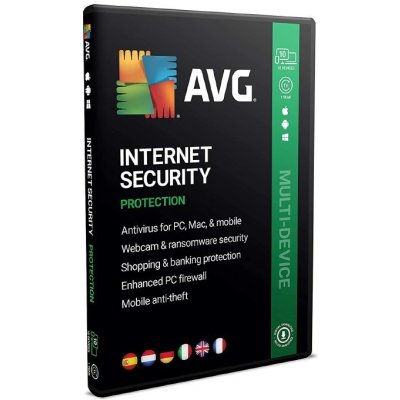 AVG Internet Security 3 lic. 1 rok (ISCEN12EXXS003) – Zboží Mobilmania