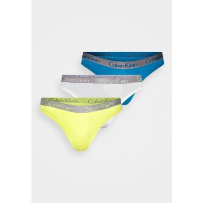 Calvin Klein 3PACK dámské kalhotky vícebarevné QD3561E283 modrá – Hledejceny.cz