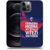 Pouzdro a kryt na mobilní telefon Apple Picasee ULTIMATE CASE MagSafe Apple iPhone 12 Pro - FC Viktoria Plzeň E