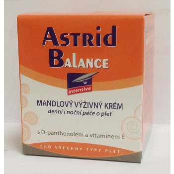 Astrid Balance Intensive mandlový výživný krém suchá a velmi suchá pleť 50 ml