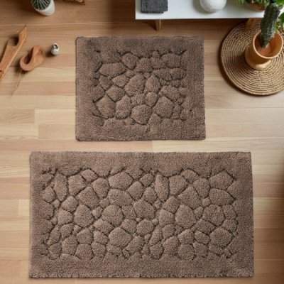 Nej-koberce BOSTON 10 hnedá 50x60 cm a 60x100 cm – Zboží Dáma