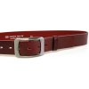 Pásek Penny Belts kožený opasek 16295 bordó