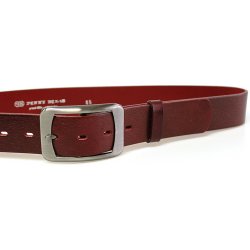 Penny Belts kožený opasek 16295 bordó