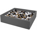 Divio suchý bazén 120x30 cm tmavě šedý + 200 míčků – Zboží Dáma