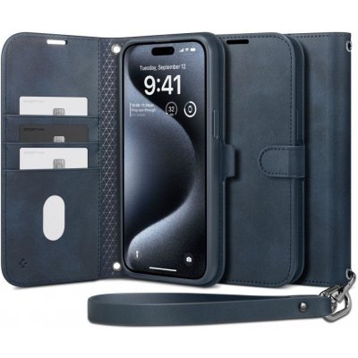 Spigen Wallet S iPhone 15 Pro - Navy modré – Zboží Mobilmania