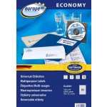 E100 Etikety ILK 100 listů bílá 38 x 21,2 mm ELA001 – Hledejceny.cz