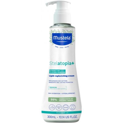 Mustela Stelatopia+ Lipid-Replenishing Cream Anti-Itching zklidňující a obnovující krém 150 ml – Zboží Dáma