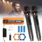 KARAOKE BEZDRÁTOVÉ MIKROFONY BLOW 2 MIKROFONY DJ – Zbozi.Blesk.cz