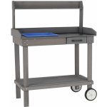 Kondela Bardy Zahradní pracovní stůl, dřevo / šedá – Hledejceny.cz