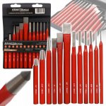 Sada průbojníků a sekáčů 12ks KD10111 KRAFT&DELE – Hledejceny.cz