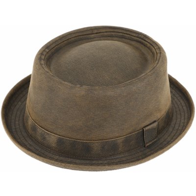 Fiebig Headwear since 1903 porkpie Fiebig vintage washed cotton vintage sepraná bavlna – Hledejceny.cz